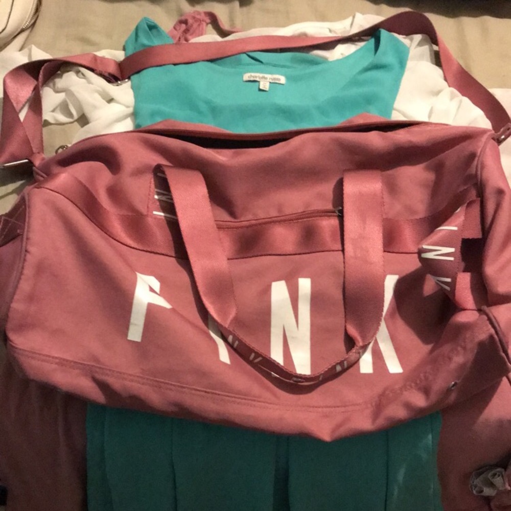 PINK duffel bag